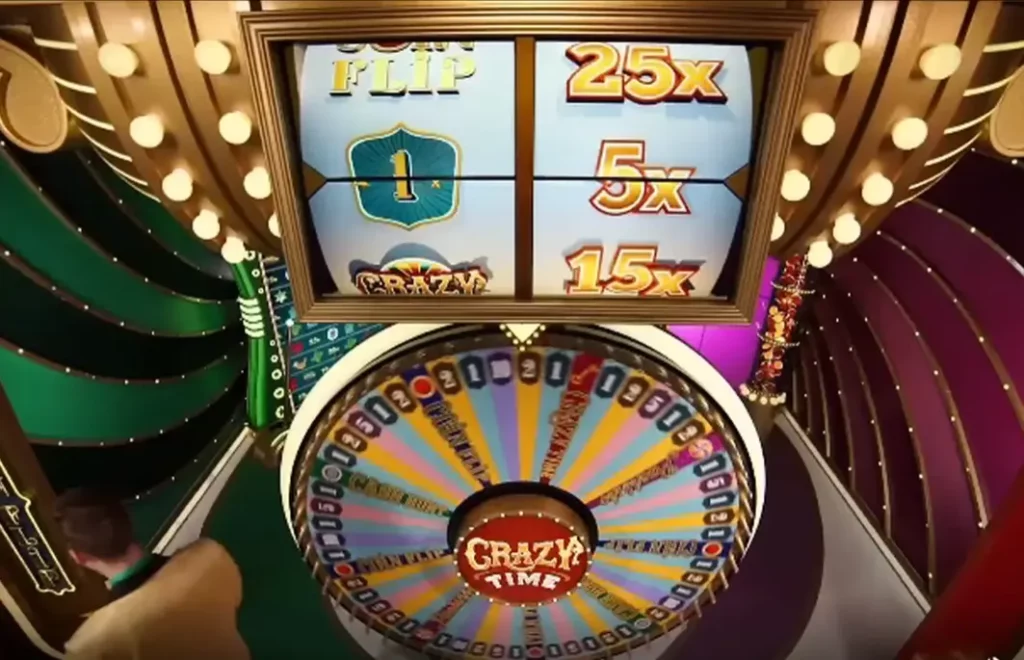 क्रेज़ी टाइम गेम बोर्ड क्रेज़ी टाइम गेम बोर्ड