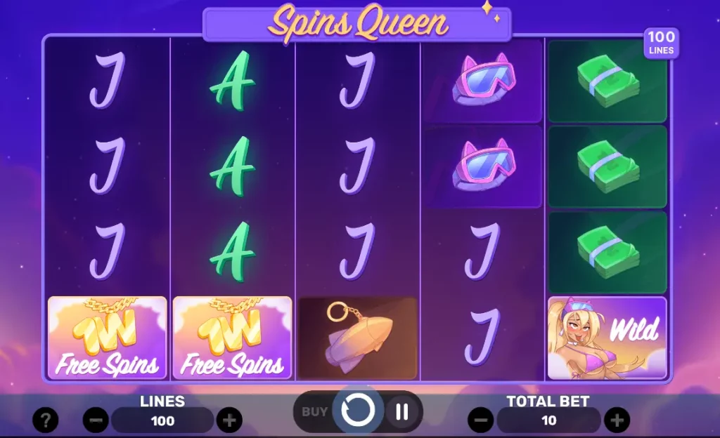 स्पिन्स क्वीन गेमप्ले स्पिन्स क्वीन गेमप्ले