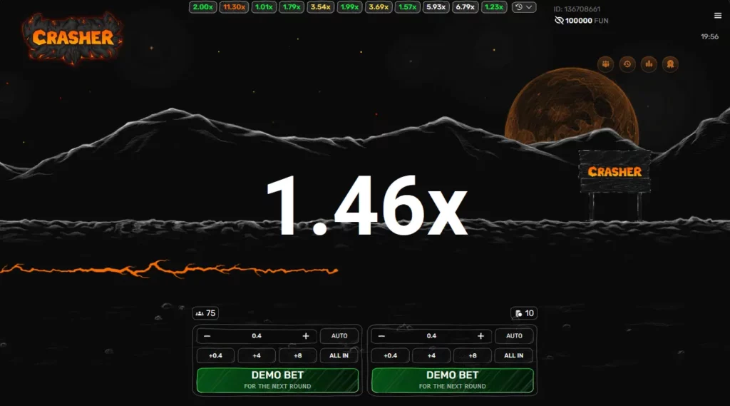 1Win में क्रैशर गेमप्ले 1Win में क्रैशर गेमप्ले